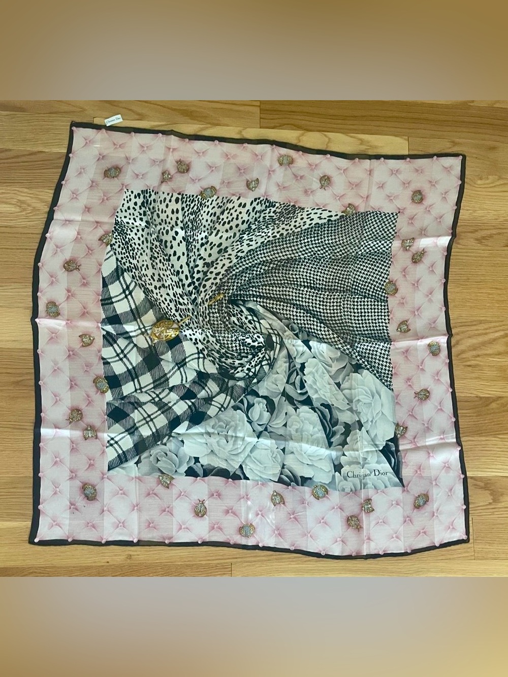 Christian Dior Silk Scarf - Picture 1 of 5